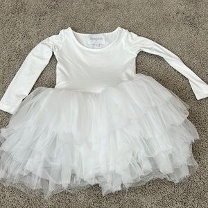 I love plum 6 year white tutu